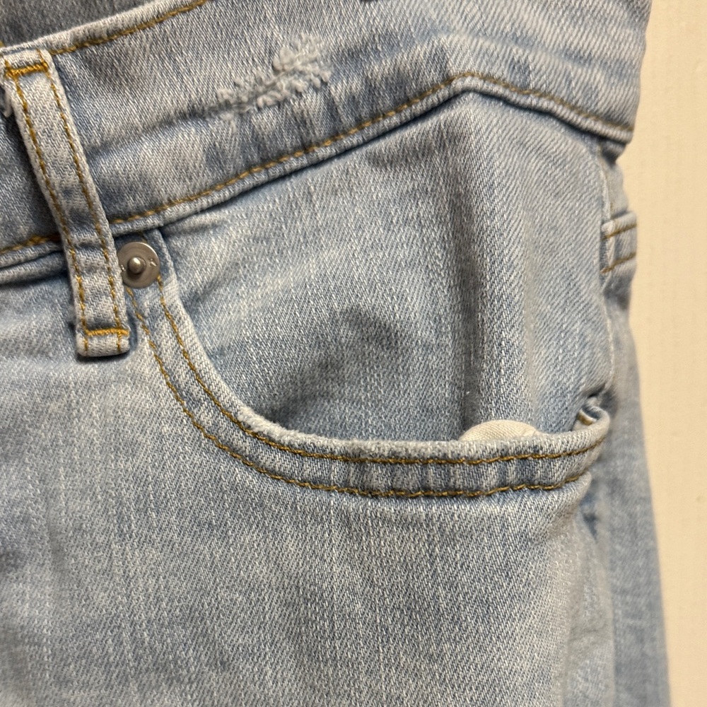 Banana Republic Light Blue Girlfriend Straight Leg Jeans size 28/6 - Picture 6 of 7